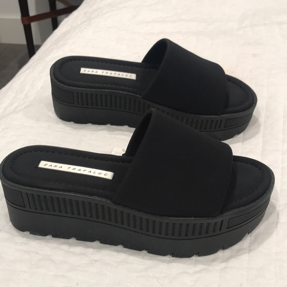 Zara platform sandals